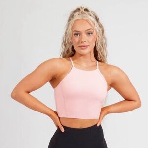 NWT sz small ivy crop in blush